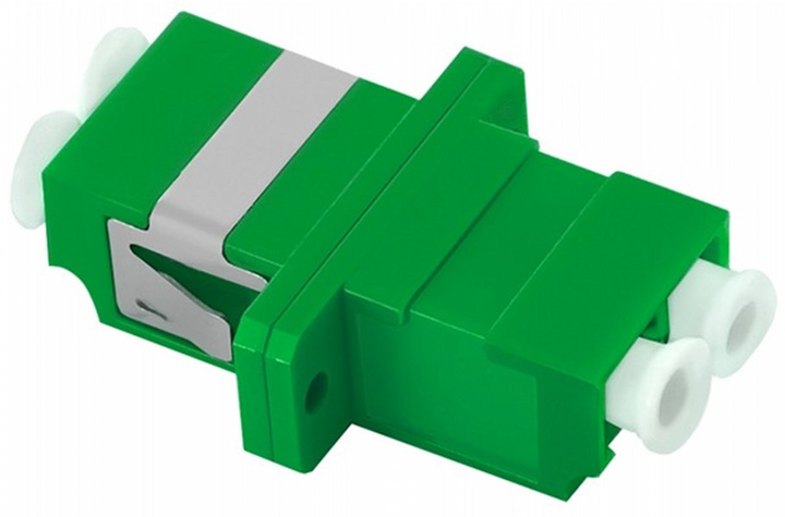 Adapter światłowodowy Qoltec LC/APC Duplex Singlemode (5901878541365) - obraz 1