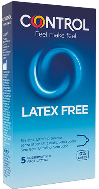 Prezerwatywy Control Latex Free 5 szt. (8411134141057) - obraz 1