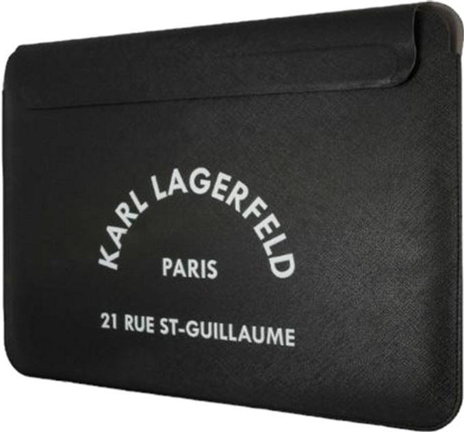 Pokrowiec na laptopa Karl Lagerfeld Saffiano RSG KLCS133RSGSFBK 13" Czarny (3666339002282) - obraz 2