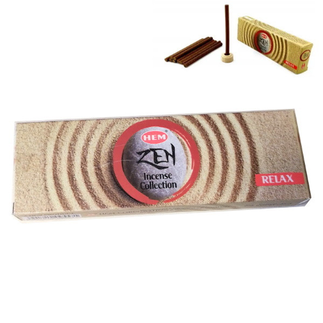 Аромапалочки Hem Zen Relax Dhoop Релакс безосновные 25 г – фото, отзывы ...