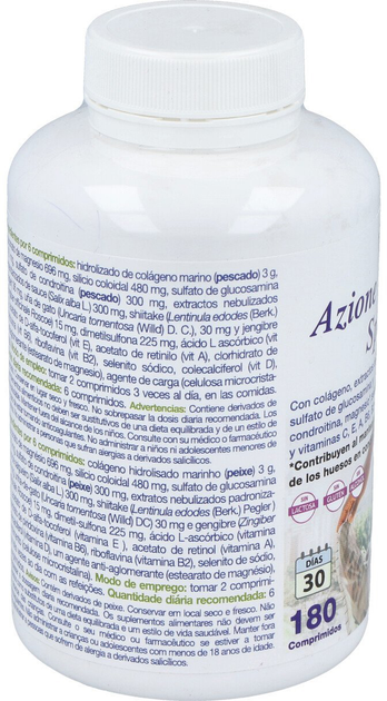 Дієтична добавка Bioserum Azione Colageno Sport 180 таблеток (8427268117554) - зображення 6