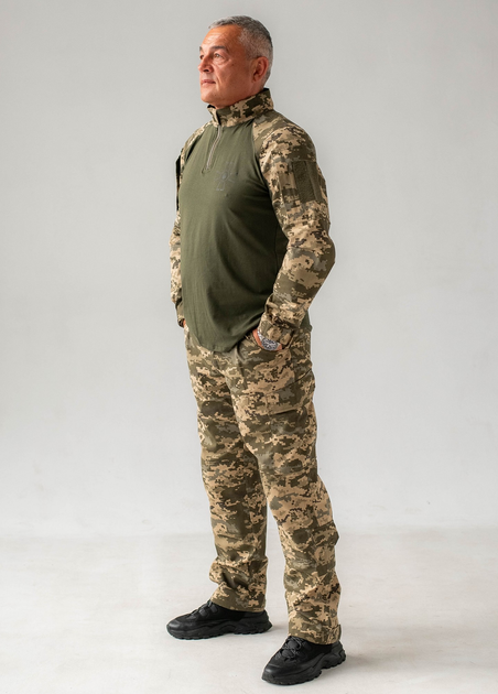 Костюм рубашка убакс и тактические брюки GorLin 58 Пиксель (Т-44Т/Бр32) - изображение 2