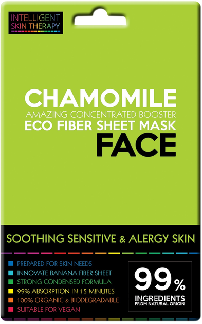 Тканинна маска для обличчя Beauty Face Intelligent Skin Therapy Rumianek (5902431770215) - зображення 1