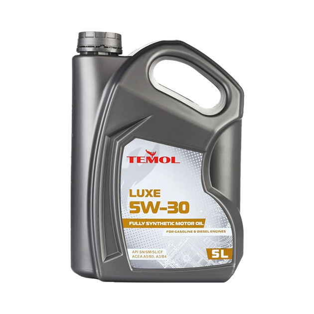 Масло моторное TEMOL LUXE 5W-30 5л - Фото 1 Масло моторное TEMOL LUXE 5W-30 5л - изображение 1