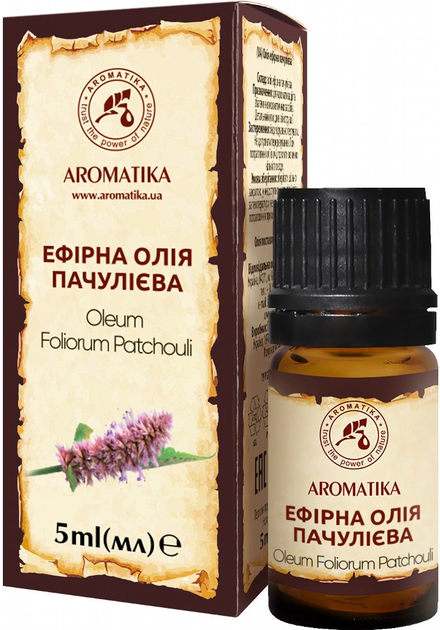 Масло эфирное Ароматика Пачулиевое 5 мл (48203432) - изображение 1