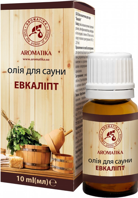 Масло эфирное Ароматика для бани и сауны "Эвкалипт" 10 мл (4820031057387) 