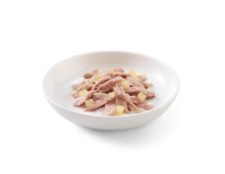 Консервы для кошек Schesir Tuna with Pineapple тунец с ананасом в желе 75г - Фото 2 Консервы для кошек Schesir Tuna with Pineapple тунец с ананасом в желе 75г - изображение 2
