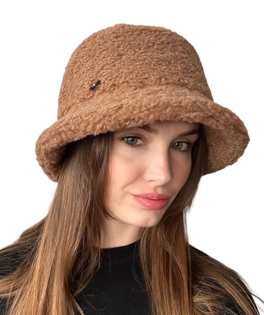 Панама тедді на флісі Zefur One size руда - Фото 4 Панама тедді на флісі Zefur One size руда - изображение 4