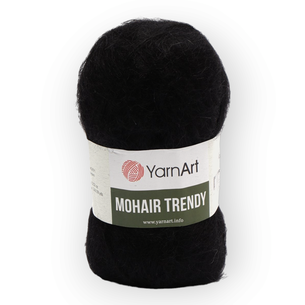 Пряжа для вязания YarnArt Mohair Trendy 102 мохер ярнарт - изображение 2