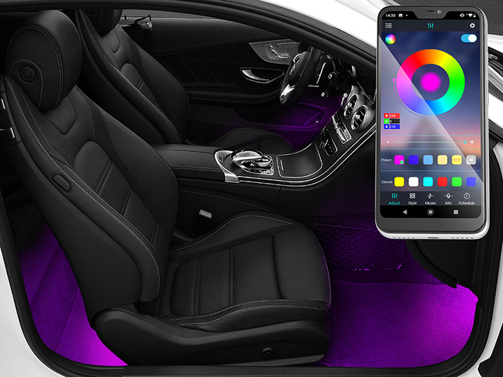 Світлодіодні автомобільні ліхтарі Tracer RGB (TRAOSW46896) - зображення 3