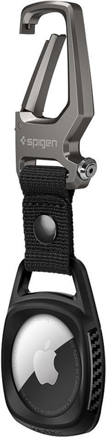Etui-brelok Spigen Rugged Armor AMP01565 do Apple AirTag Czarny (8809710755468) - obraz 3