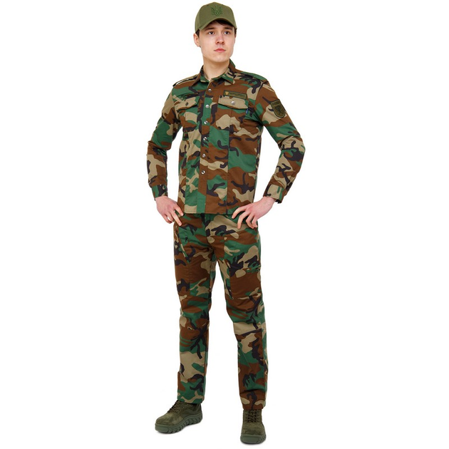 Костюм тактичний (сорочка та штани) Military Rangers ZK-SU1129 розмір: XL Колір: Камуфляж Woodland - зображення 1