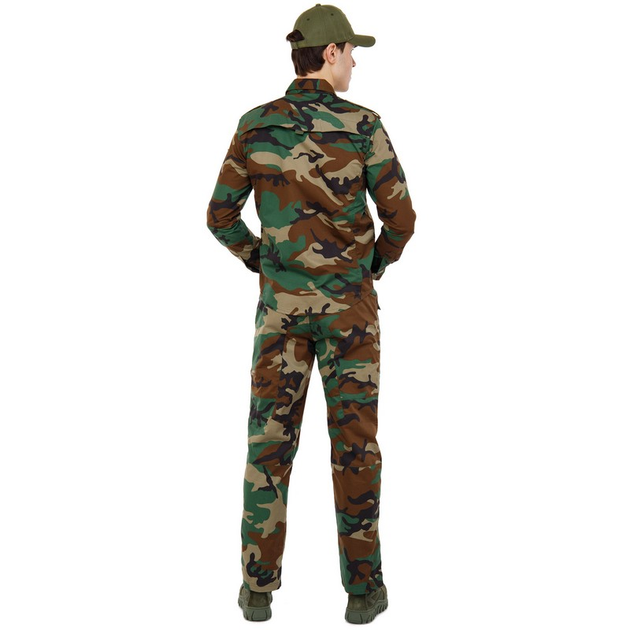 Костюм тактичний (сорочка та штани) Military Rangers ZK-SU1129 розмір: XL Колір: Камуфляж Woodland - зображення 2