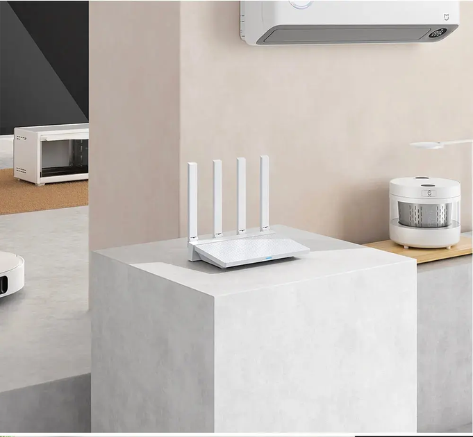 Маршрутизатор Xiaomi AX3000T 2.4GHz 5GHz 1.3GHz CPU 2X2 160MHz WAN LAN LED NFC Connection for Home Office Games Mi - Фото 12 Маршрутизатор Xiaomi AX3000T 2.4GHz 5GHz 1.3GHz CPU 2X2 160MHz WAN LAN LED NFC Connection for Home Office Games Mi - изображение 12