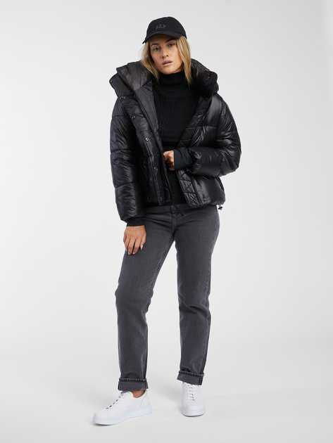 Куртка зимова жіноча GAP 742127-02 XS Чорна (1200116216329) - зображення 3