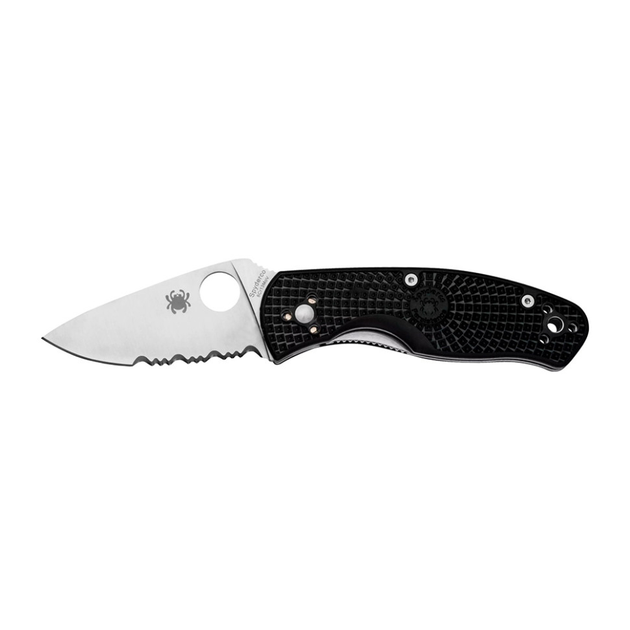 Ніж складальний Spyderco Persistence FRN напівсерейтор тип замка Liner Lock C136PSBK - зображення 1