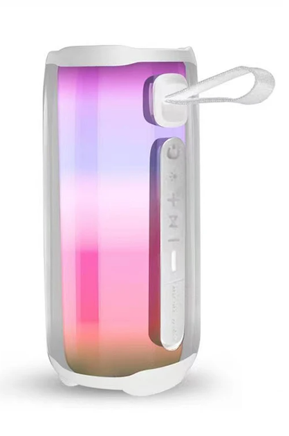 Беспроводная портативная колонка Bluetooth 5.0 с подсветкой SPS PULSE 5 silver - Фото 1 Беспроводная портативная колонка Bluetooth 5.0 с подсветкой SPS PULSE 5 silver - изображение 1