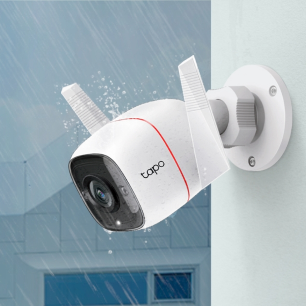 Уличная Wi-Fi камера видеонаблюдения TP-Link Tapo TC65 ночное видение/3Мп - изображение 3