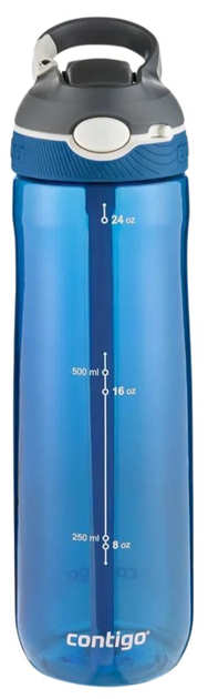 Butelka na wodę Contigo Ashland 720 ml Niebieska(2094636) - obraz 3