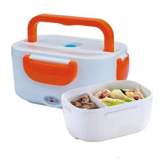 Ланч-бокс с подогревом 2в1 Electronic Lunchbox для еды от сети и от прикуривателя пищевой термос ланчбокс - изображение 4