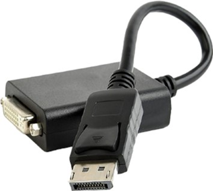 Kabel Cablexpert DVI-DisplayPort 0.01 m Czarny (8716309100120) - obraz 1