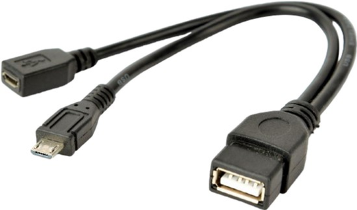 Kabel Cablexpert USB Type A-mini-USB 0.15 m Czarny (8716309087308) - obraz 1