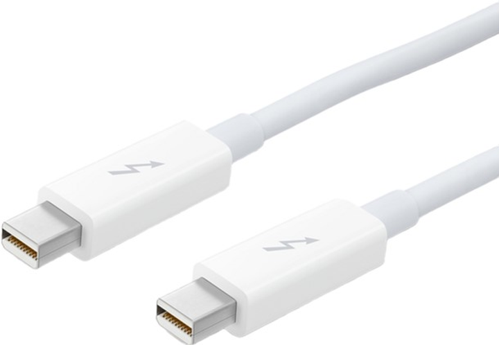 Kabel Apple Thunderbolt - Thunderbolt 0.5 m bialy (885909630172) - obraz 2