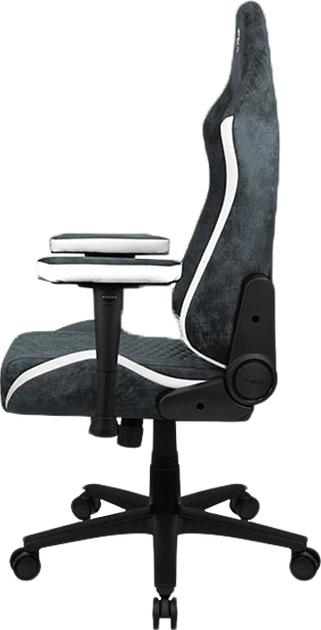 Крісло Aerocool Crown AeroSuede Steel Синє AEROCROWN-STEEL-BLUE (4711099471225) - зображення 5