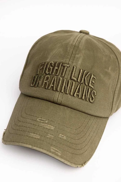 КЕПКА - FIGHT LIKE UKRAINIANS - хакі - Фото 4 КЕПКА - FIGHT LIKE UKRAINIANS - хакі - изображение 4