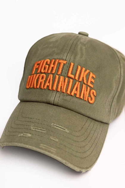 КЕПКА - FIGHT LIKE UKRAINIANS - помаранчевий - Фото 4 КЕПКА - FIGHT LIKE UKRAINIANS - помаранчевий - зображення 4