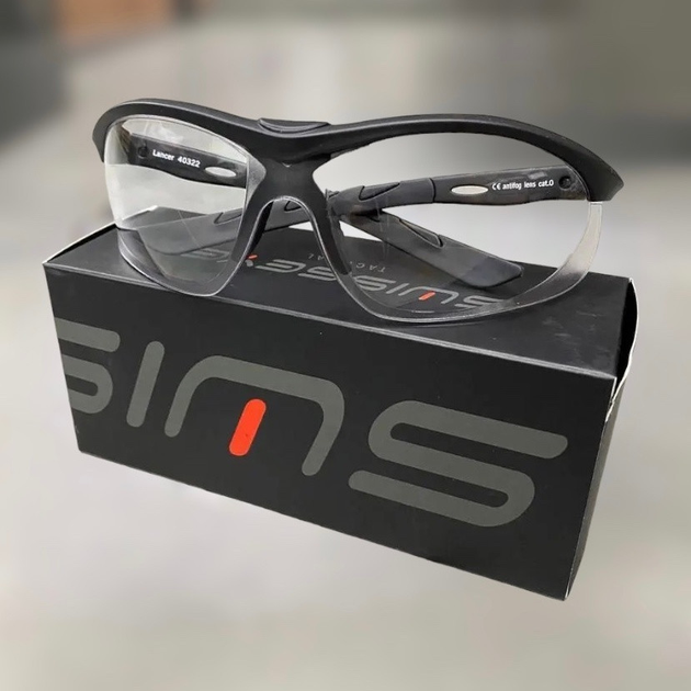 Очки баллистические Swiss Eye Lancer, Прозрачное стекло, сертифицированы, очки тактические - изображение 1