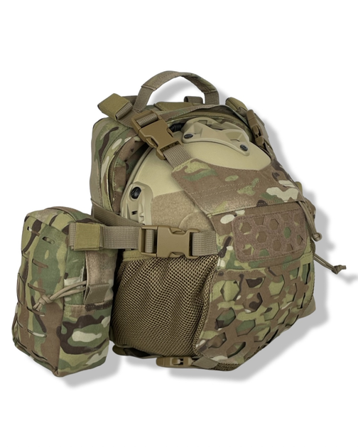 Рюкзак штурмовий Stryker Мультикам кріплення павук для шолома 15л - изображение 1