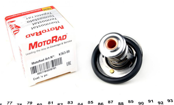 Термостат MOTORAD 363-88K Toyota Land Cruiser 9091603099, 1634054010, 9091603043 - зображення 1