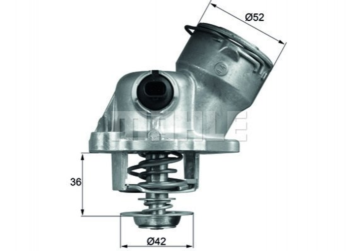 Термостат MAHLE / KNECHT TM29100D Mercedes GL-Class, Sprinter, S-Class, Vito, E-Class, G-Class, M-Class 2732000215, 68013949AA, 2722000515 - зображення 1