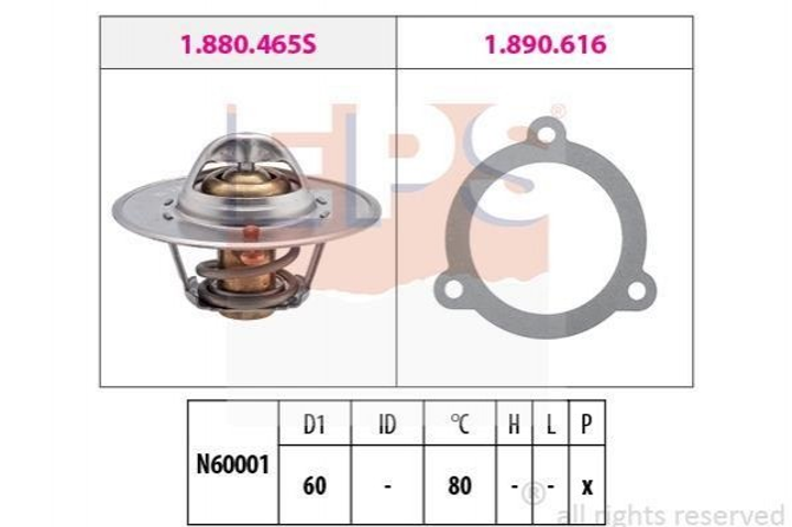 Термостат EPS 1880465 Skoda Felicia 113095090 - зображення 1