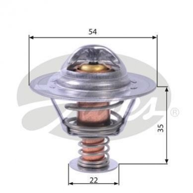 Термостат Gates TH22689G1 Opel Combo, Astra, CORSA, Meriva 1338005, 1338724, 97135145 - изображение 1