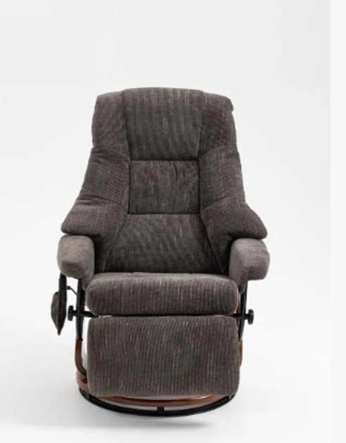 Кресло для отдыха Avko Style ARMH 003 Dark Grey с массажем, подогревом ...