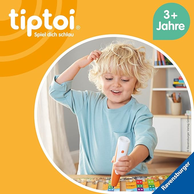 Музичні пазли Ravensburger tiptoi для маленьких дослідників Збирання сміття 26 x 18 см 2 x 12 елементів (4005556001729) - зображення 3