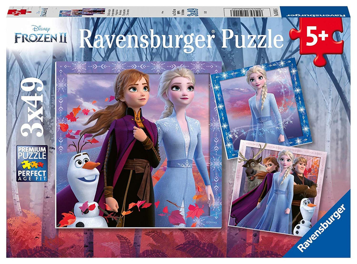 Puzzle klasyczne Ravensburger Disney Frozen 2 The Journey Begins 70 x 50 cm 1000 elementów (4005556050116) - obraz 1