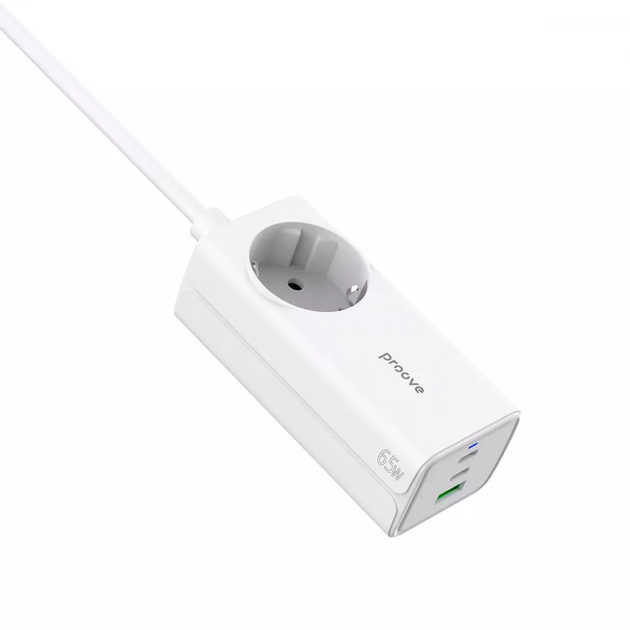 Сетевой фильтр Proove Power Strip PD-02 65W 2Type-C/1USB white - изображение 9
