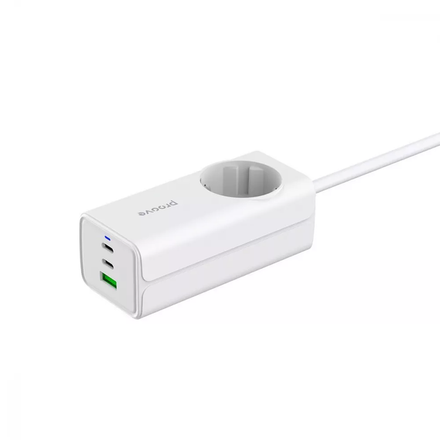 Сетевой фильтр Proove Power Strip PD-02 65W 2Type-C/1USB white - изображение 10