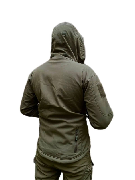 Курточка Soft Shell демісезонна 2XL Олива - зображення 2