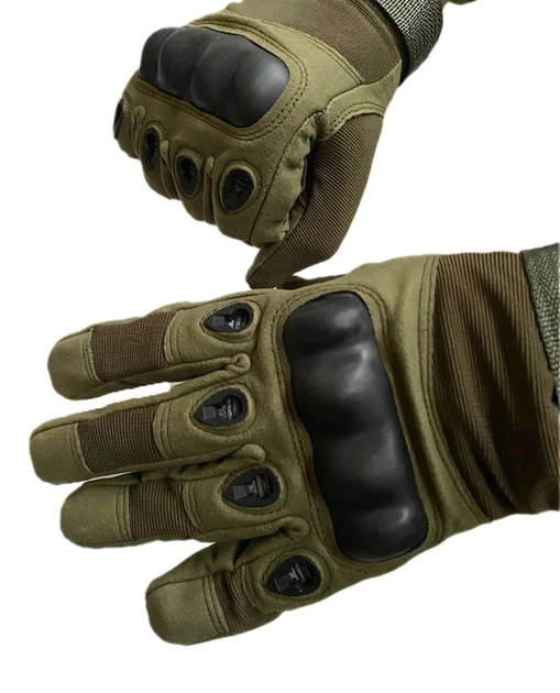 Перчатки с пальчиками XL Олива - изображение 1