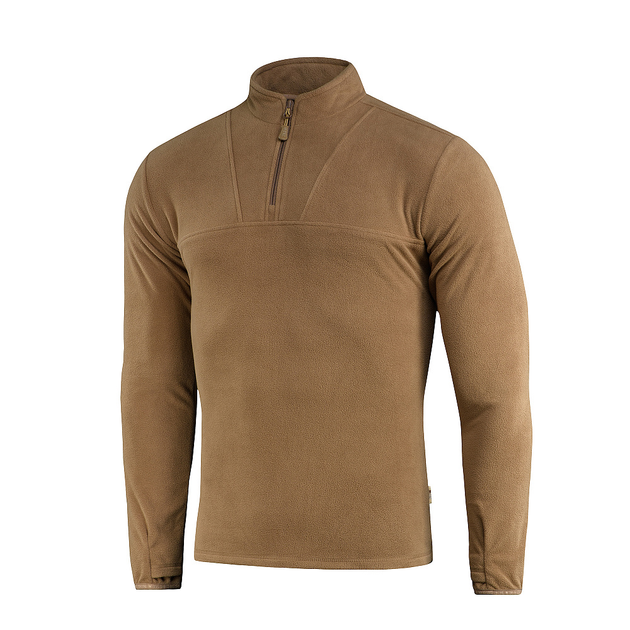 M-Tac кофта Delta Fleece Coyote Brown, армійська кофта, тактична кофта, флісова кофта, чоловіча кофта койот - зображення 1