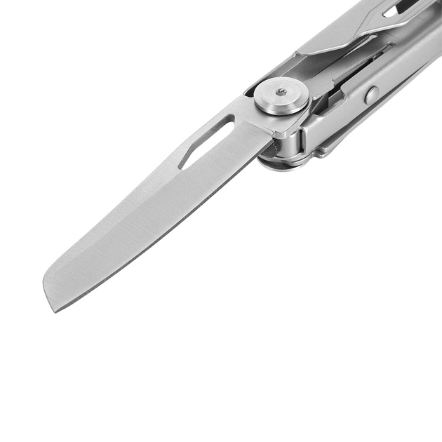 M-Tac ніж складаний (5 инструм.) Type 3 Steel, тактичний ніж, бойовий ніж, розкладний ніж, кишеньковий сірий ніж - зображення 6
