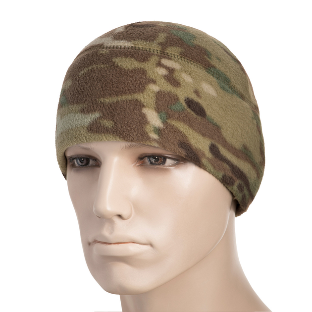 M-Tac шапка Watch Cap фліс (260г/м2) MC, чоловіча флісова шапка, тактична шапка, армійська шапка мультикам - зображення 1