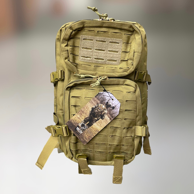 Військовий рюкзак 50 л WOLFTRAP, Пісок, тактичний рюкзак для військових, армійський рюкзак для солдатів - зображення 1