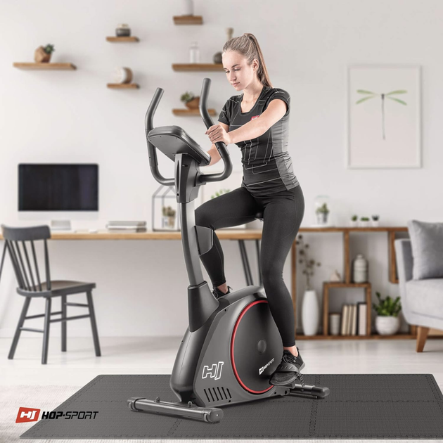 Мат-пазл Hop-Sport EVA 1см HS-A010PM 6 частей 60x60 черный спортивные маты для спортзала - изображение 14