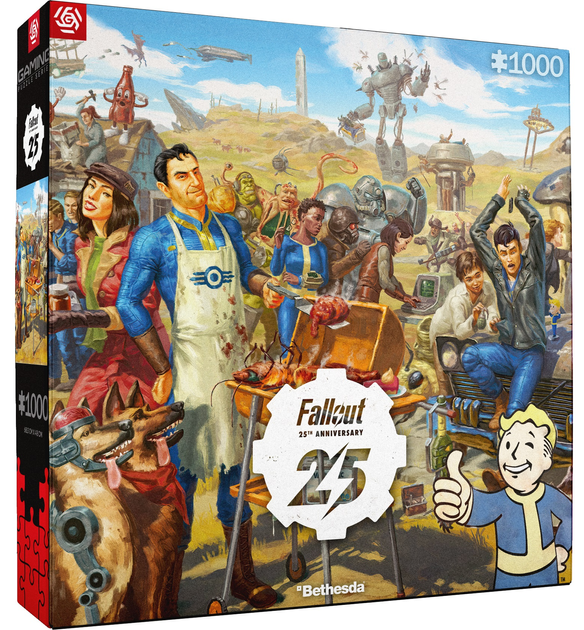 Puzzle Good Loot Fallout 25th Anniversary 1000 elementów (5908305242918) - obraz 1