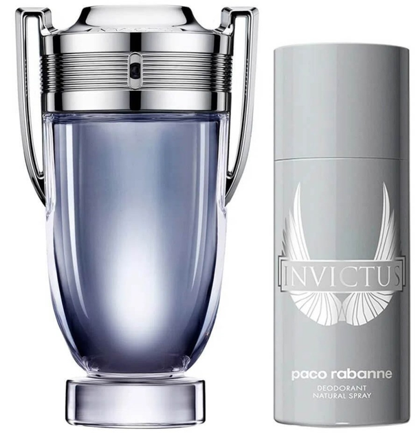 Zestaw męski Paco Rabanne Invictus Woda toaletowa 200 ml + Dezodorant 150 ml (3349668608126) - obraz 1